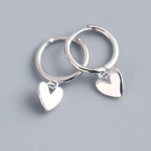 NEW 925 STERLING SILVER TASSEL HOOP EARRINGS - Picture 3 of 7